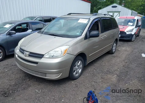 2004 Toyota Sienna Le from USA, damaged, VIN 5TDZA23C54S210313